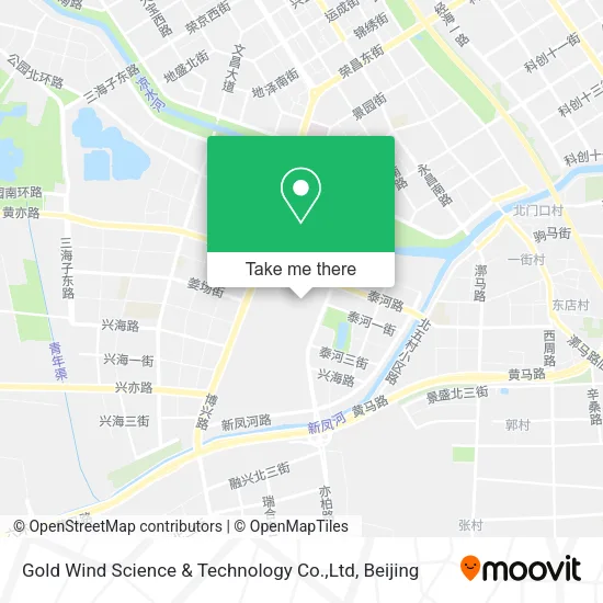 Gold Wind Science & Technology Co.,Ltd map
