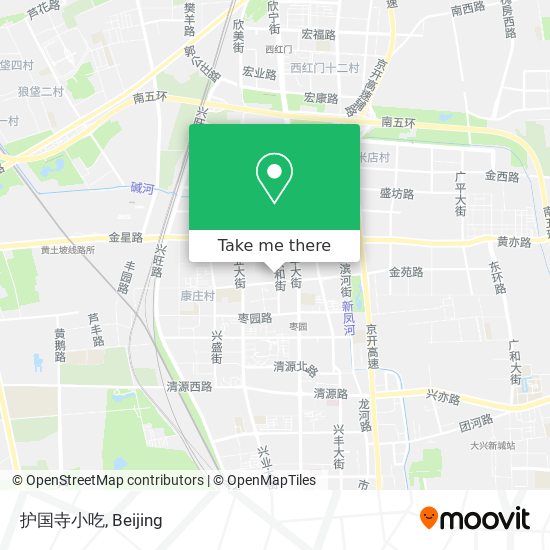 护国寺小吃 map