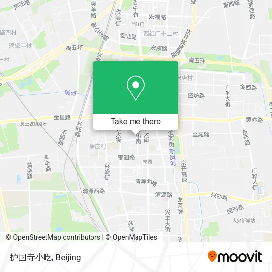 护国寺小吃 map
