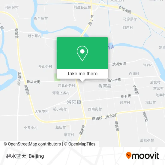 碧水蓝天 map