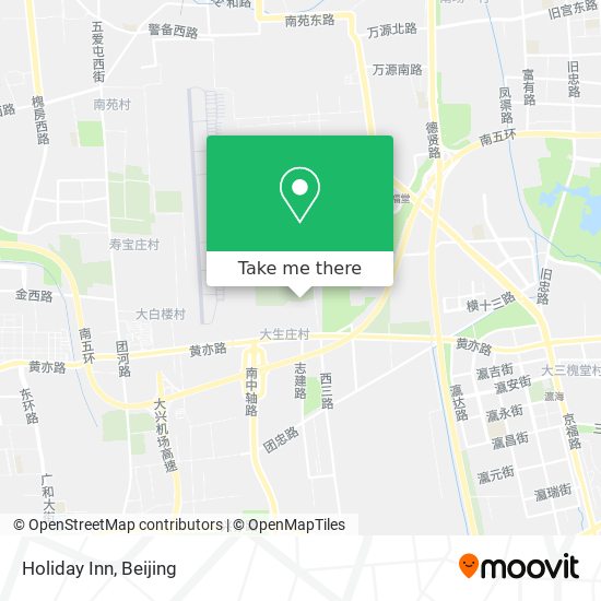 Holiday Inn map