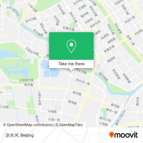 凉水河 map
