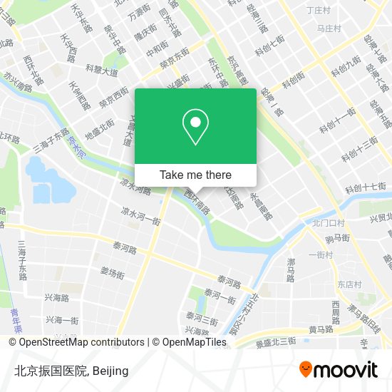 北京振国医院 map