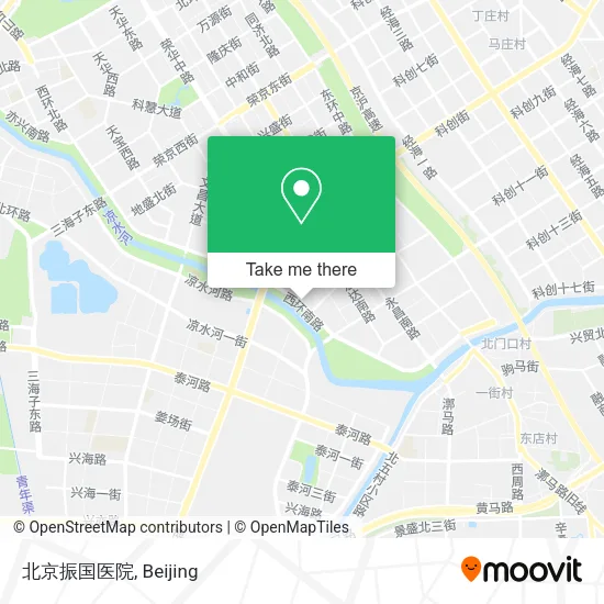 北京振国医院 map