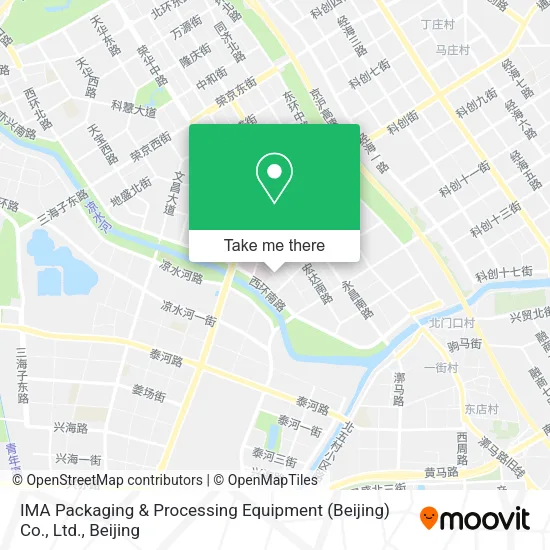IMA Packaging & Processing Equipment (Beijing) Co., Ltd. map