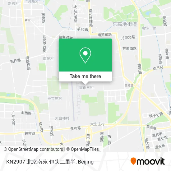 KN2907 北京南苑-包头二里半 map