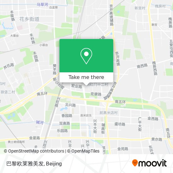 巴黎欧莱雅美发 map
