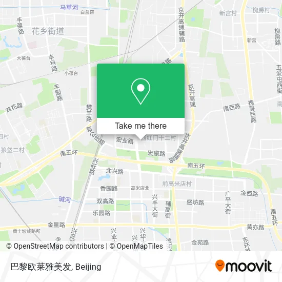巴黎欧莱雅美发 map