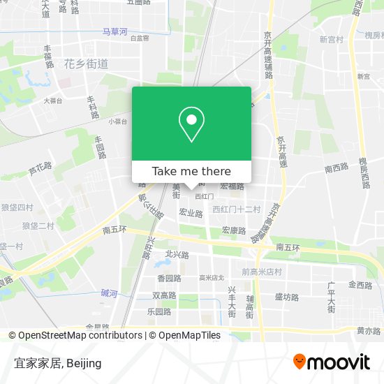 宜家家居 map