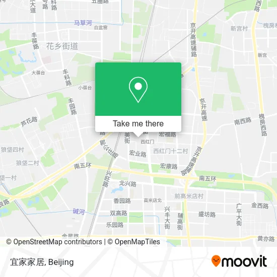 宜家家居 map