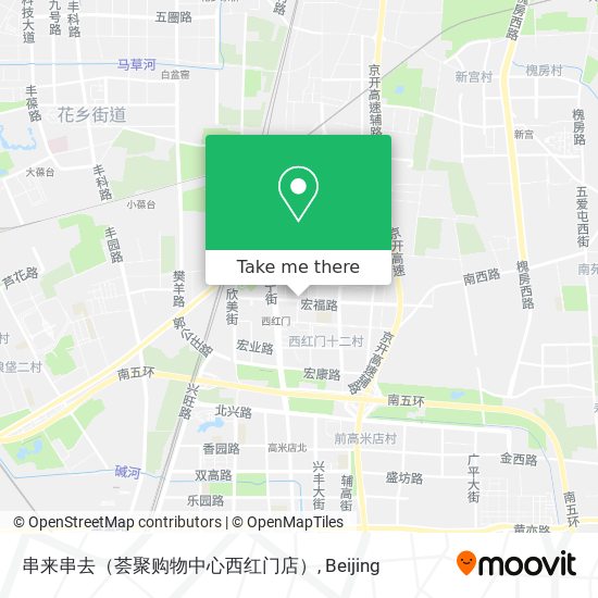 串来串去（荟聚购物中心西红门店） map
