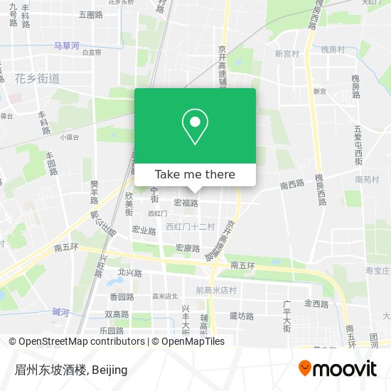 眉州东坡酒楼 map