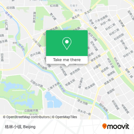 格林小镇 map