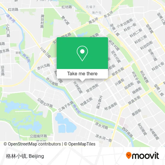 格林小镇 map
