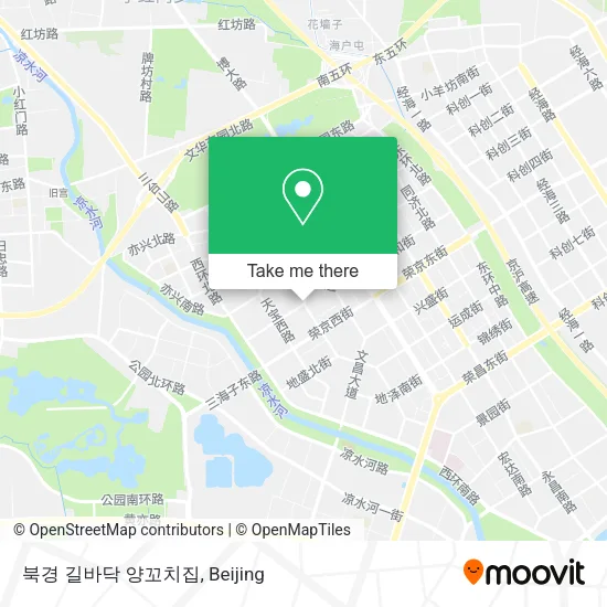 북경 길바닥 양꼬치집 map