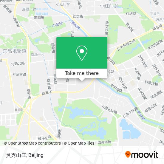 灵秀山庄 map
