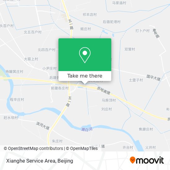 Xianghe Service Area map