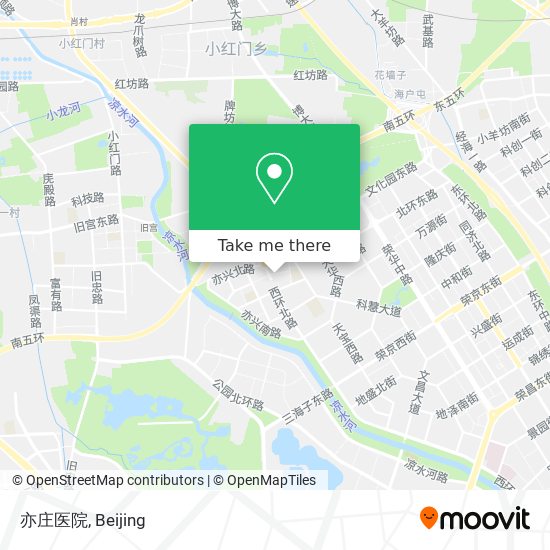 亦庄医院 map