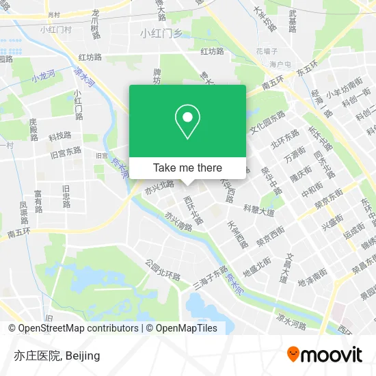 亦庄医院 map
