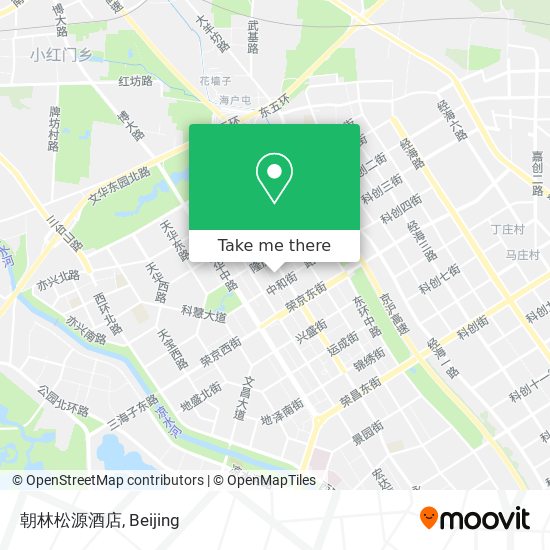 朝林松源酒店 map