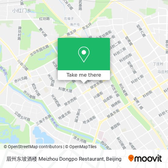 眉州东坡酒楼 Meizhou Dongpo Restaurant map