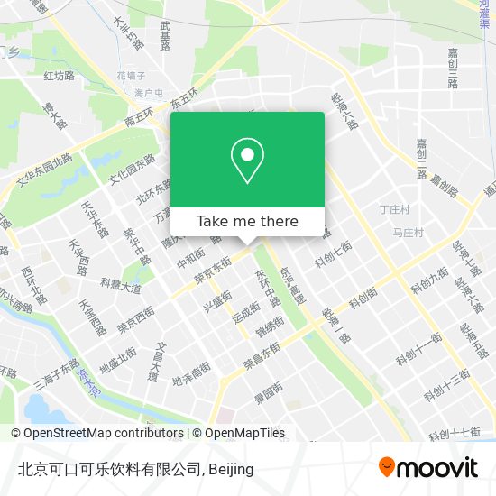 北京可口可乐饮料有限公司 map