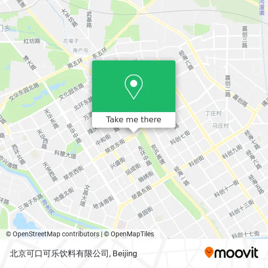 北京可口可乐饮料有限公司 map