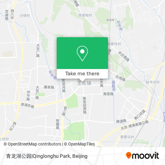 青龙湖公园|Qinglonghu Park map