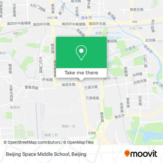 Beijing Space Middle School map