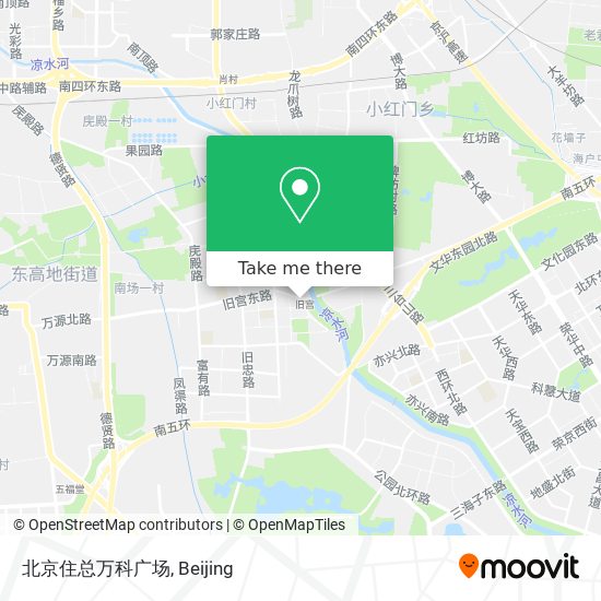 北京住总万科广场 map