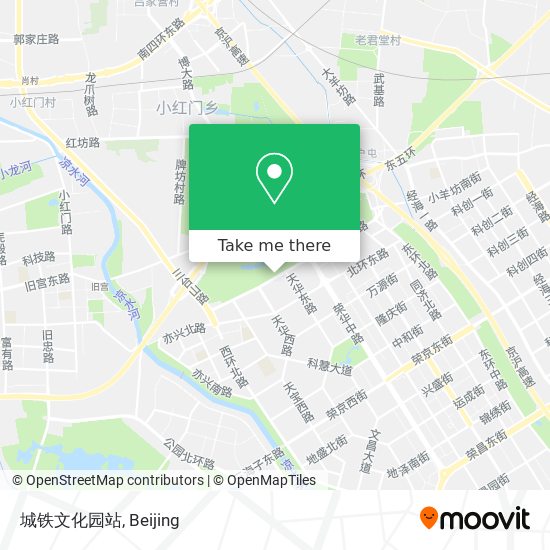 城铁文化园站 map