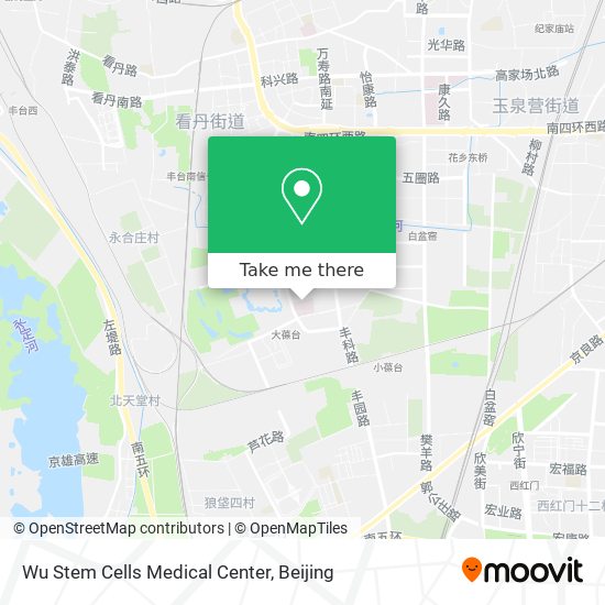 Wu Stem Cells Medical Center map