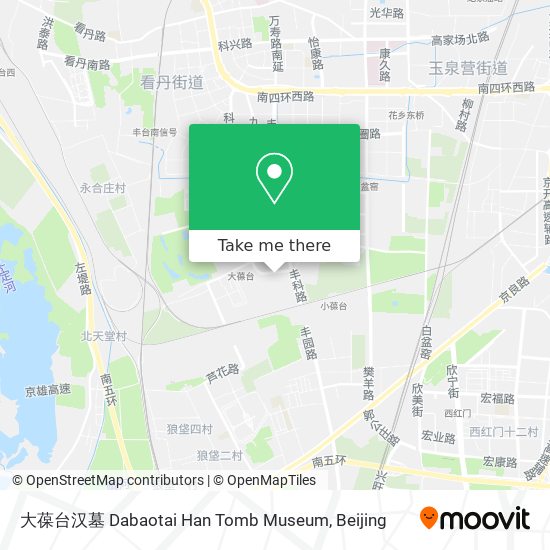大葆台汉墓 Dabaotai Han Tomb Museum map
