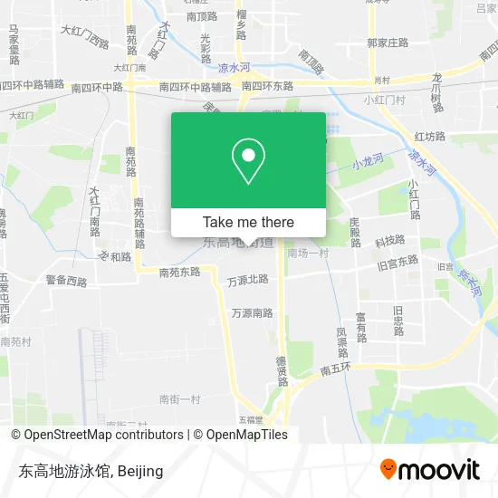 东高地游泳馆 map