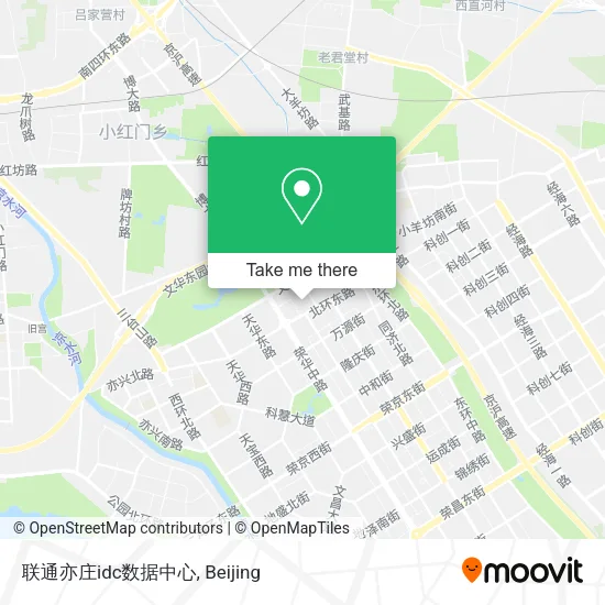 联通亦庄idc数据中心 map