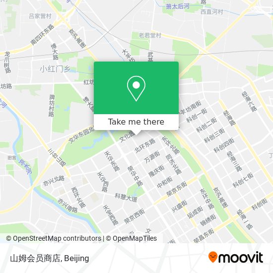 山姆会员商店 map