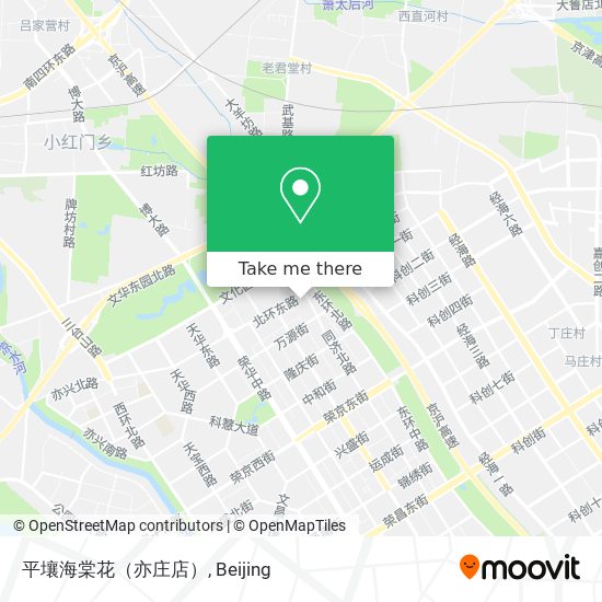 平壤海棠花（亦庄店） map