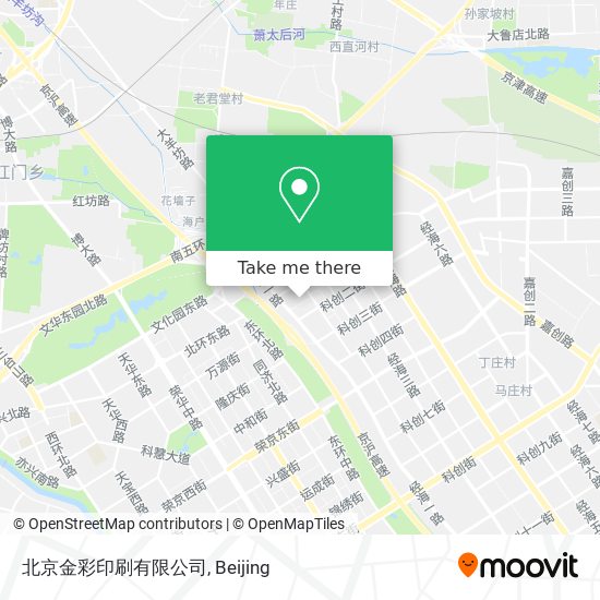 北京金彩印刷有限公司 map