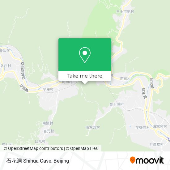 石花洞 Shihua Cave map