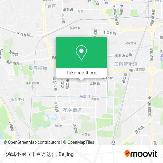 汤城小厨（丰台万达） map