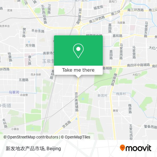 新发地农产品市场 map
