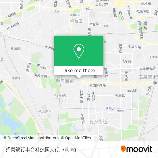 招商银行丰台科技园支行 map