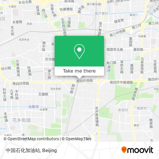 中国石化加油站 map
