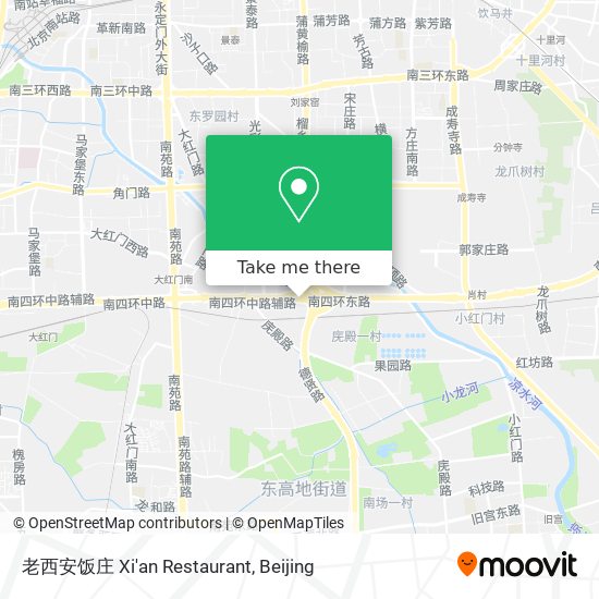 老西安饭庄 Xi'an Restaurant map