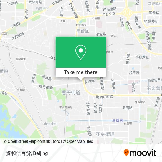 资和信百货 map