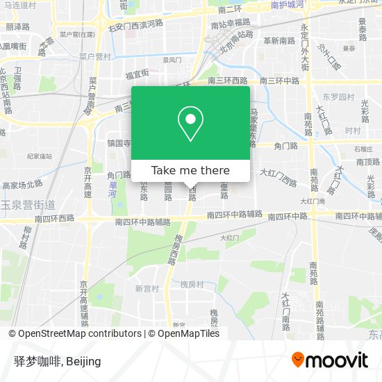 驿梦咖啡 map