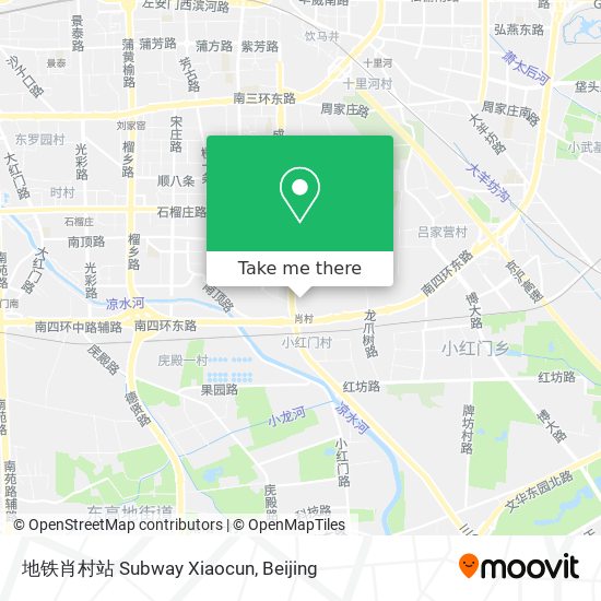 地铁肖村站 Subway Xiaocun map
