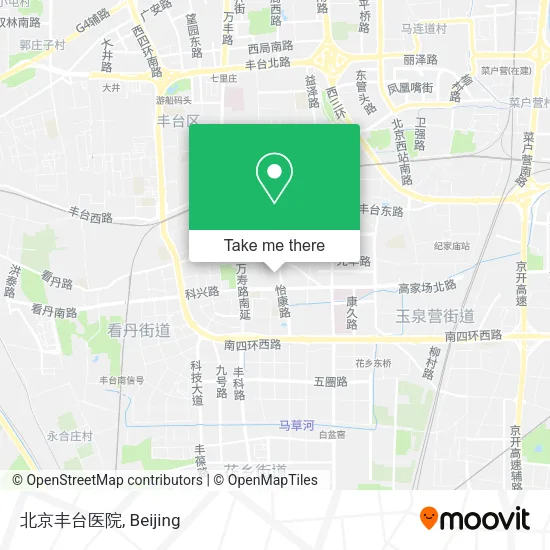 北京丰台医院 map