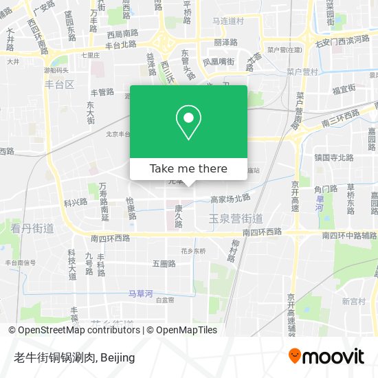老牛街铜锅涮肉 map