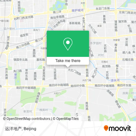 远洋地产 map